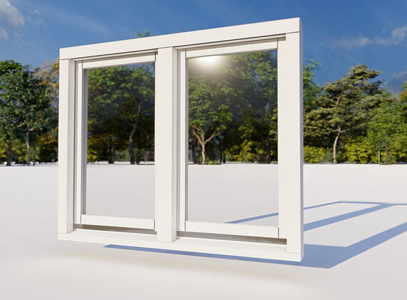 Draaikiepraam dubbel