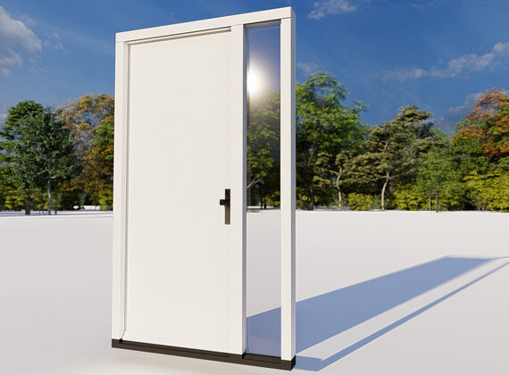 Voordeur zijlicht model 01