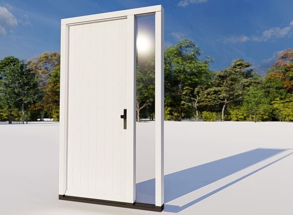 Voordeur zijlicht model 01