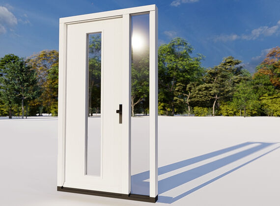 Voordeur zijlicht model 02