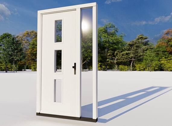 Voordeur zijlicht model 03